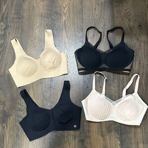 BUNDLE OF 4 HONEYLOVE BRAS ALL SIZE SMALL